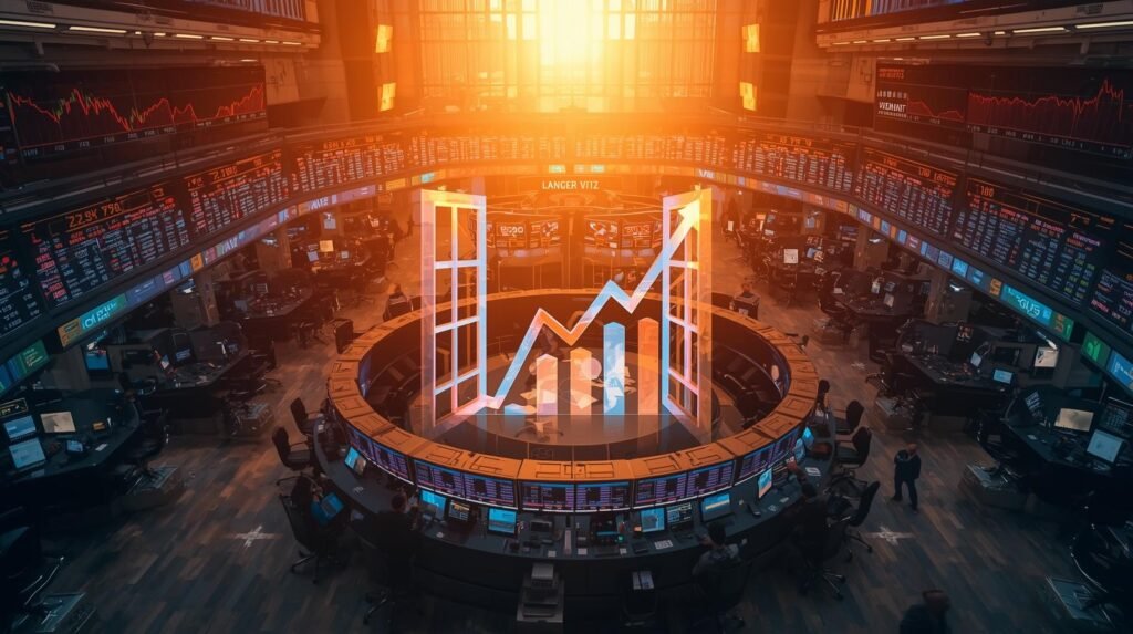 gere-uma-imagem-representando-a-bolsa-de-valores-A-Janela-de-Oportunidade-Esta-Aberta-1024x573 Carteira de FIIs 2026: Onde Investir Agora Para Aproveitar o Ciclo de Queda de Juros